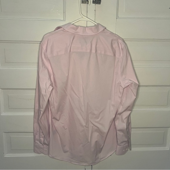 APT.9 pink button up shirt premier flex slim fit size M - Picture 2 of 3